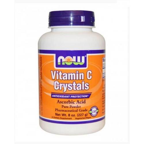 Vitamina C Crystals 227g - Now Foods