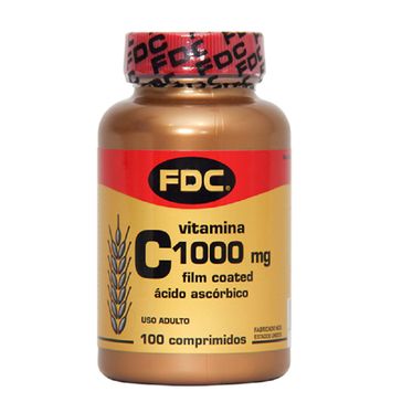 Vitamina C FDC Film Coated 1000mg 100 Comprimidos
