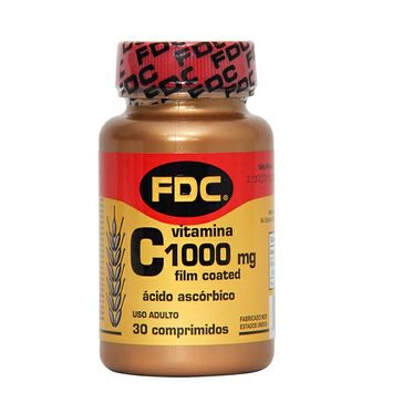 Vitamina C FDC Film Coated 1000mg VIT C 1000MG FILM COATED 30CPR