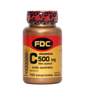 Vitamina C FDC Film Coated 500mg 100 Comprimidos