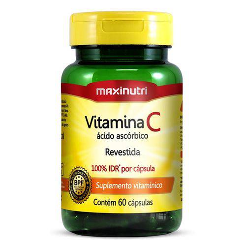 Vitamina C Revestida Maxinutri - 60 Cápsulas