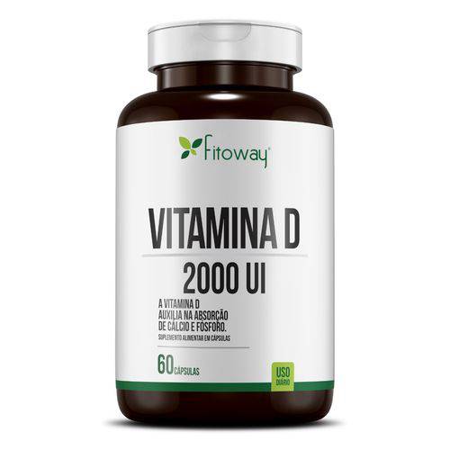 Vitamina D 2000 Ui 60 Caps - Fitoway Farma