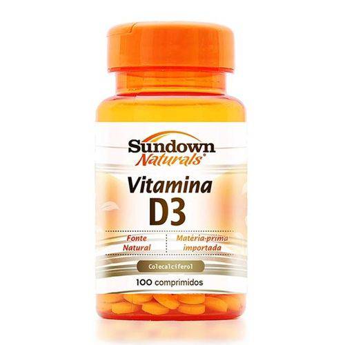 Vitamina D3 100 Comp - Sundown Naturals