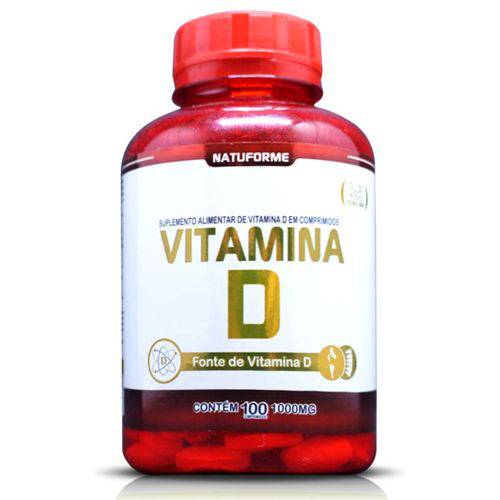 Vitamina D 1000mg com 100cpr Natuforme