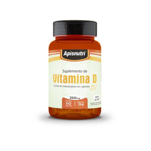 Vitamina D 250MG 60 Capsulas Apisnutri