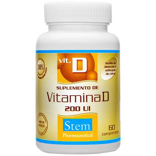 Vitamina D - 60 Comprimidos - Stem Pharmaceutical