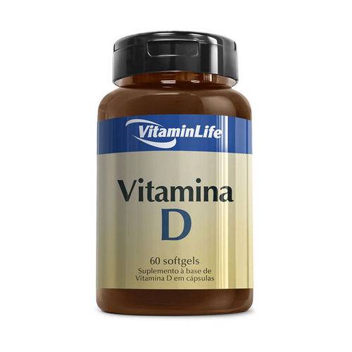 Vitamina D em Capsulas (60 Caps) Vitamin Life