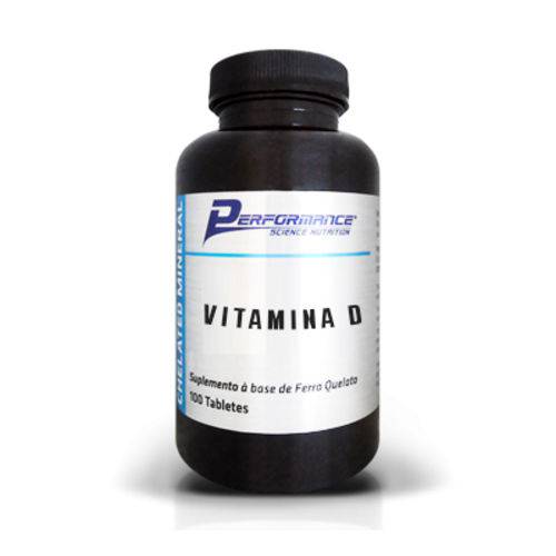 Vitamina D Mastigável 100 Caps - Framboesa - Performance