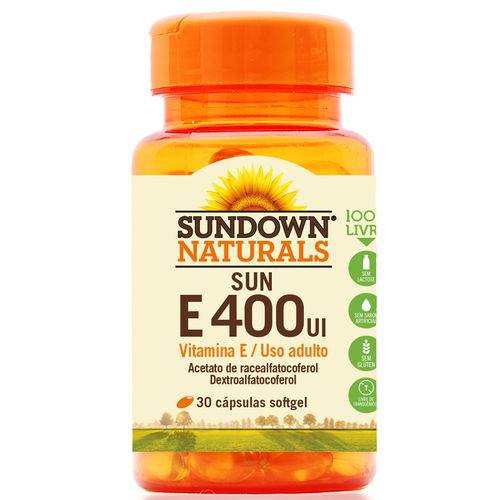 Vitamina e 400 Iu Sundown 100 Cápsulas