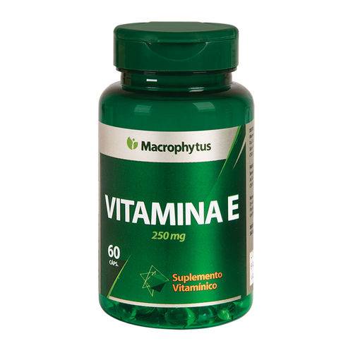 Vitamina e Softgel 250mg Macrophytus - 60caps