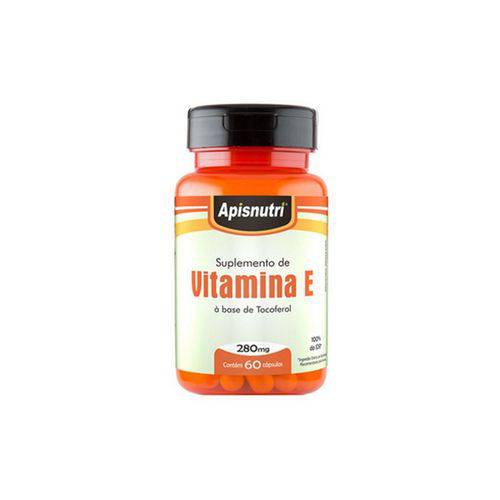 Vitamina e Tocoferol 250mg - Apisnutri - 60 Cápsulas