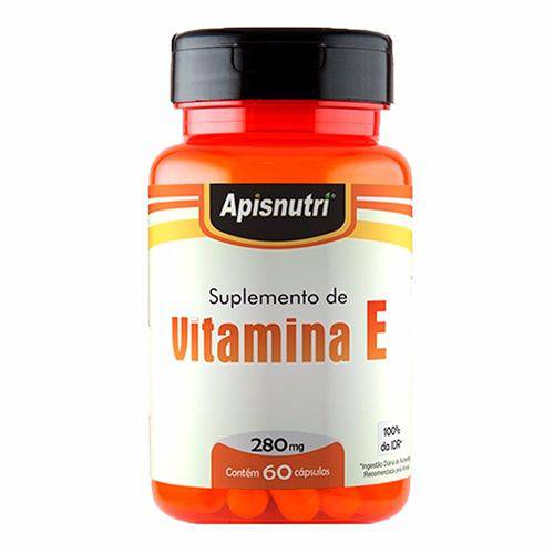 Vitamina e (Tocoferol) - 60 Cápsulas - Apisnutri