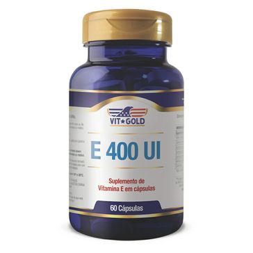 Vitamina e Vit Gold 400UI 60 Cápsulas