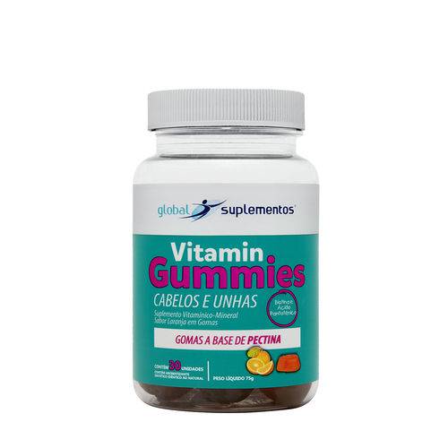 Vitamina Gummies Sabor Laranja 30 Unidades
