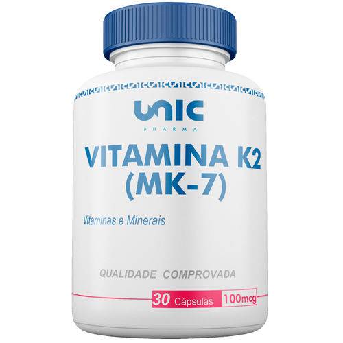 Vitamina K2 100mcg 30 Caps Unicpharma