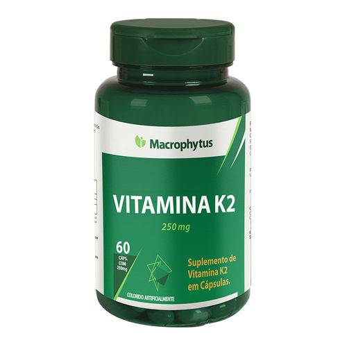 Vitamina K2 Menaquinona 250mg Macrophytus - 60caps
