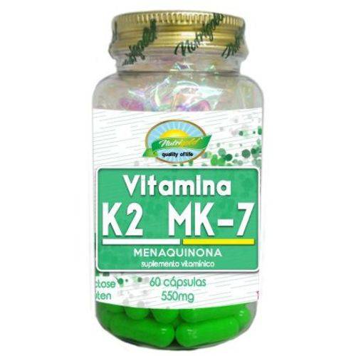 Vitamina K2-mk7 Menaquinona Nutrigold 60caps 550mg
