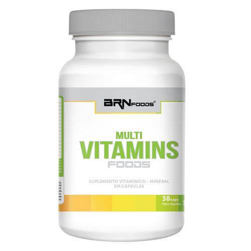 Vitamina Multivitamins Foods 30 Cápsulas – Brnfoods