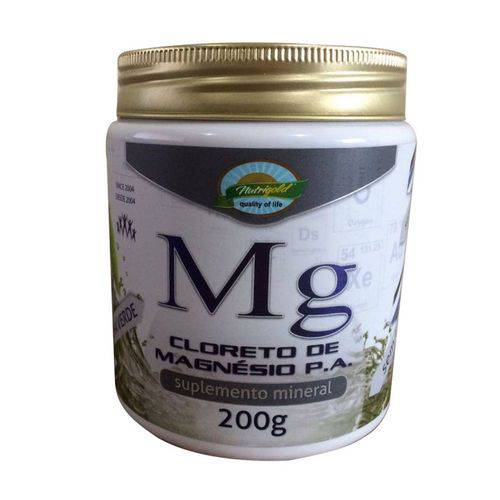 Vitaminas e Minerais Cloreto de Magnésio P.A - Nutrigold - 200g - Chá Verde