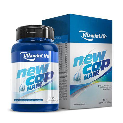 Vitaminas e Minerais New Cap Hair - Vitaminlife - 60 Caps