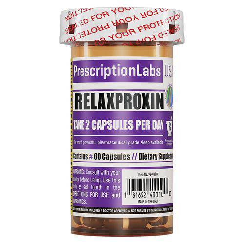 Vitaminas e Minerais Relaxproxin ZZZ 8 - Prescription Labs USA - 60 Caps