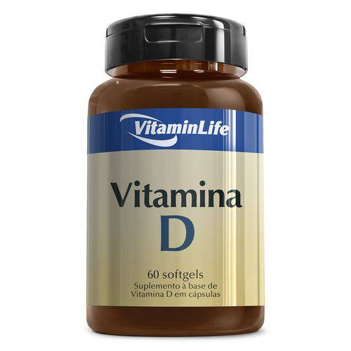 Vitaminas e Minerais Vitamina D - Vitaminlife - 60 Softgels