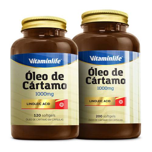 Vitaminlife Oleo Cartamo 1000mg 120 Caps