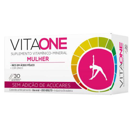 Vitaone Suplemento Vitamínico para Mulher com 30 Capsulas - Cimed