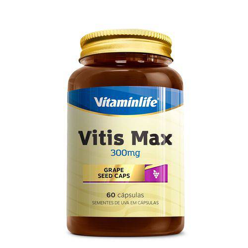 Vitis Max (semente de Uva) Vitaminlife - 60 Cápsulas