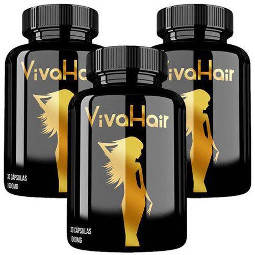 Viva Hair Original | Vitamina para Cabelos - 03 Potes