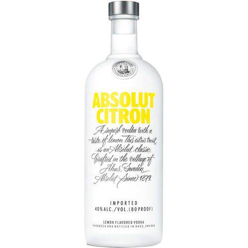 Vodka Absolut Citron (1Litro)