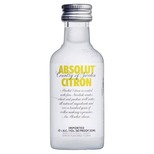 Vodka Absolut Citron 50ml