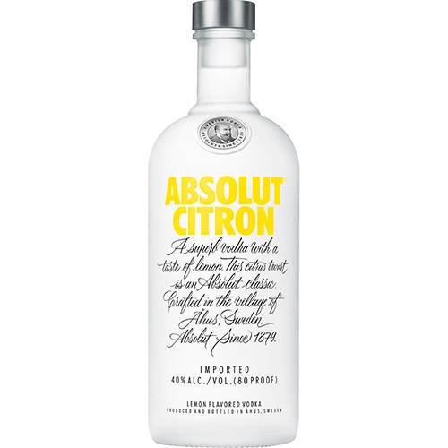 Vodka Absolut Citron - 750ml