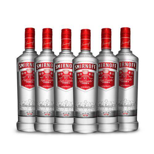 Vodka Smirnoff Red 6x 600ml