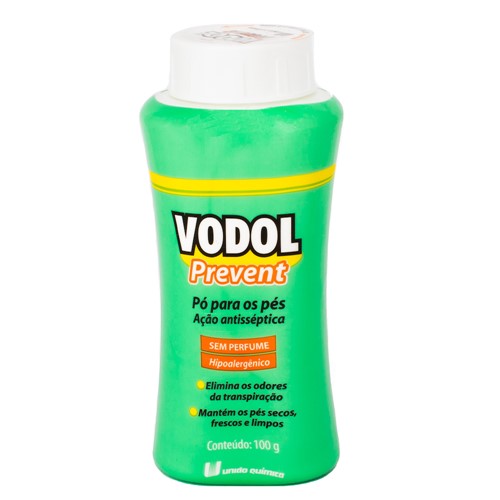Vodol Prevent Sem Perfume Pó com 100g