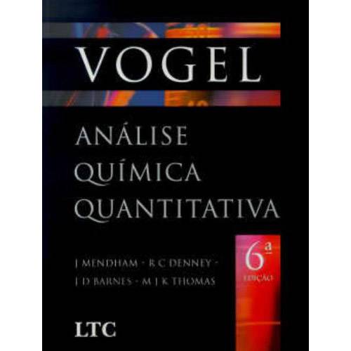Vogel - Analise Quimica Quantitativa
