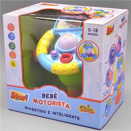 Volante Bebê Motorista Musical - Zoop Toys Zp00023
