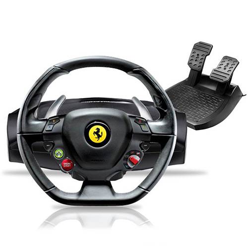 Volante Ferrari 458 Italia Wheel P/ Xbox360 / PC Preto - Thrustmaster