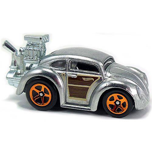 Volkswagen Beetle - Carrinho - Hot Wheels - Tooned - 07/10 - Zamac - 2015 - Sna2w
