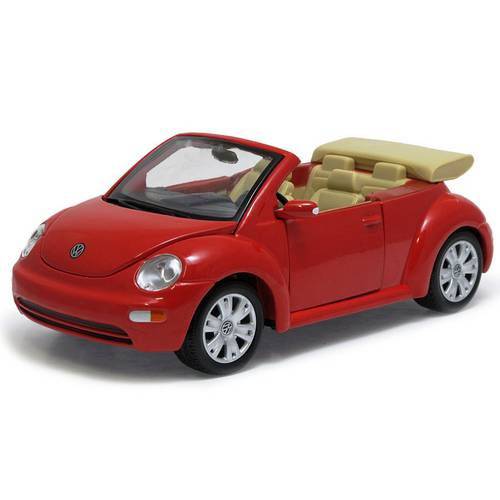 Volkswagen New Beetle Cabriolet 1:25 Maisto Vermelho