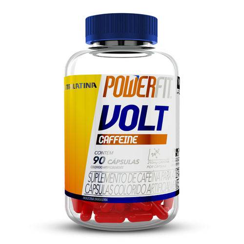 Volt Caffeine - 90 Cápsulas - Powerfit - Nutrilatina