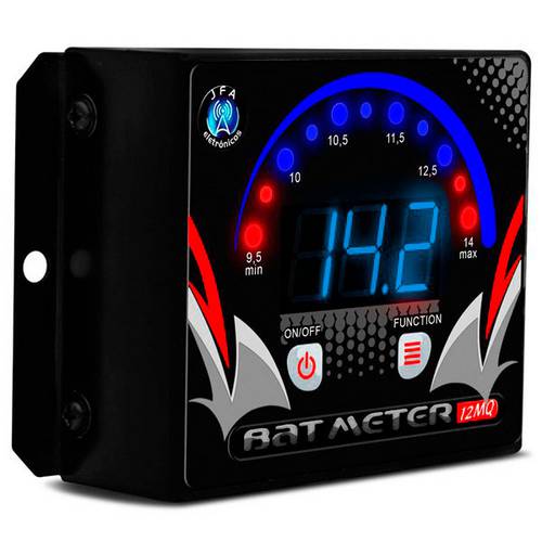 Voltímetro Bat Meter Jfa (Medidor de Bateria) - Azul