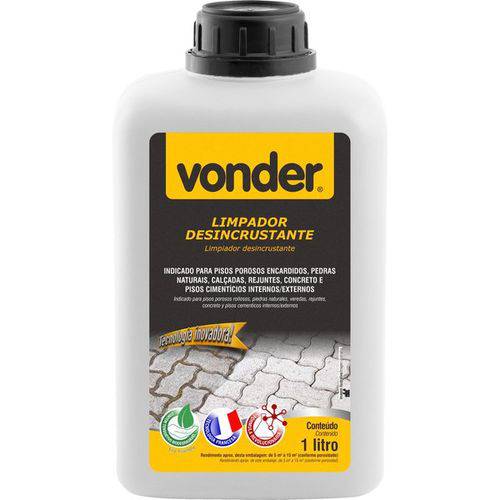 Vonder - Limpador Desincrustante, Biodegradável, 1 Litro