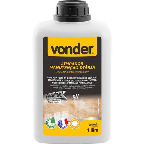 Vonder - Limpador Manutenção Diária, Biodegradável, 1 Litro