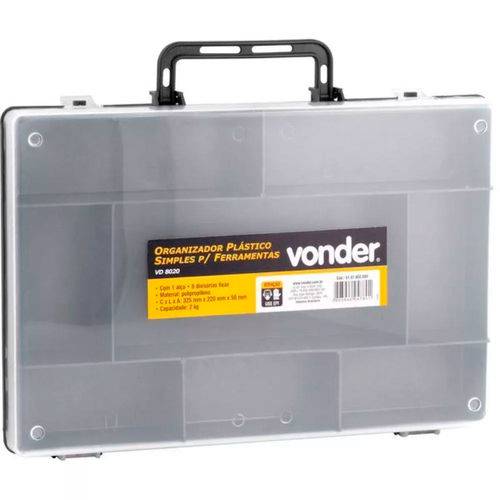 Vonder - Organizador Plástico Simples Vd 8020