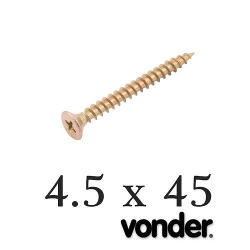 Vonder - Parafuso P/ Madeira 4,5 X 45 Chipboard (500 PÇs)