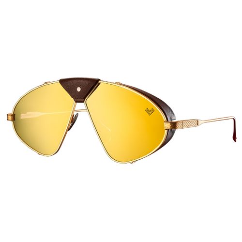 Vysen LFonsi 04 Ouro Fosco Lentes Espelhadas Dourada - Oculos de Sol
