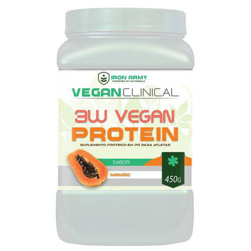 3w Vegan Protein - 450g - Mamão - Iron Army