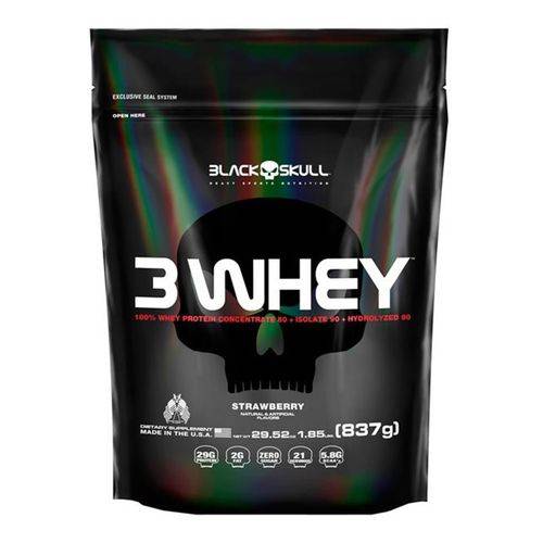3w Whey Protein 3 Whey - Black Skull - 837grs