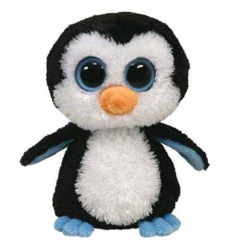 Waddles Pelúcia Beanie Boos Pinguim Bebê - Dtc 3512